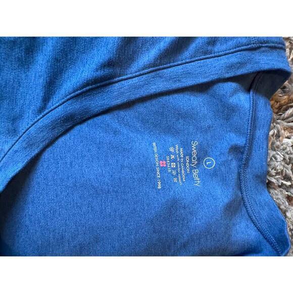 SWEATY BETTY Gary Sleeveless Romper Blue Large - Picture 6 of 11